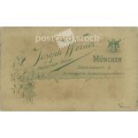 Joseph Werner fényképészeti műterem munkája. München. 1900-as évek eleje. Ismeretlen fiú műtermi fotója. Régi fotó, vizitkártya, CDV fotó. (2792582)