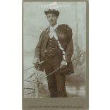 Franz Hofer fényképészeti műterem munkája. Weilheim. 1900-as évek eleje. Ismeretlen fiatalember fotója. Régi fotó, vizitkártya, CDV fotó. (2792582)