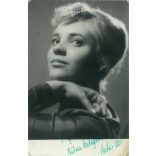 Milena Zahrynowska cseh filmszínésznő, dedikált fotója. 1961. Eredeti papírkép. Régi fotó. (2792645)