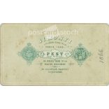 1866 - Simonyi fényképészeti műteremben készült. Pest, Váczi utcza 1. A képen szereplő férfi személye ismeretlen. Régi fotó, vizitkártya, CDV fotó. (2792675)