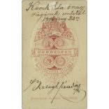 1876. Balogh János műtermi fotója. Eredeti papírkép. A fotó Gondy és Egey fényképészeti műtermében készült, Debrecenben. Régi fotó, vizitkártya, CDV fotó. (2792677)