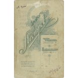1915. Fiatal inas műtermi fotója. A képen szereplő személye ismeretlen. Strempel fényképészeti műterem munkája. Bécs. Régi fotó, vizitkártya, CDV fotó. (2792709)
