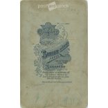 1910-es évek. Férfiak lovaskocsin. A képen szereplők személye ismeretelen. A kép készítője Breuer Mátyás. Budapest. Angol Park, Hermina út. Régi fotó, eredeti kabinetfotó / keményhátú fotó. (2792781)