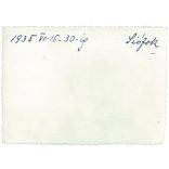 1935 - Siófok. Családi csoportkép, fürdés a Balatonban. A képen szereplők és a kép készítője ismeretlen. Régi fotó. Fekete-fehér fotó, eredeti papírkép. (2792816)