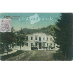   Vaskutacska, Pozsony. A pozsonyi Vaskutacska a helyi arisztokrácia kedvelt kirándulóhelye volt. Eredeti papírkép. Színezett fotólap, régi képeslap. (2792820)