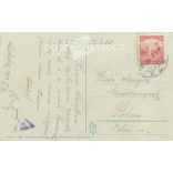 1912 - Városház tér, Miskolc. Eredeti papírkép. Színezett fotólap, régi képeslap. (2792844)