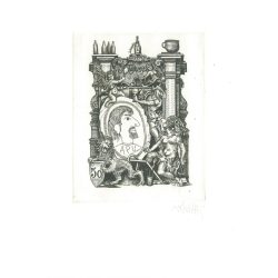   Vén Zoltán (1941-): Kisgaléria. Jelzett, eredeti rézkarc. Festmény/grafika. (2792864)