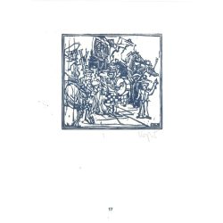   Kőnig Róbert: Cornwalltól Edinburghig 1987 - grafikai epigrammák. Glasgow (Orange Walk I.) X3. Jelzett, eredeti fametszet. Festmény és grafika kategória. (2792881)