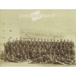 1910 - Egy mostari század fotója. Eredeti, nagyméretű, kartonra kasírozott, papírkép. (2793132)