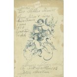 A felvételt 1908 augusztusában készítette Szűcs István, Isten nevében, feltehetően saját családjáról. Eredeti kabinetfotó / keményhátú fotó / vizitkártya, CDV fotó. (2793217)