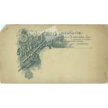 Mai és Társa fotóműterem felvétele, Budapest. Ismeretlen, fiatal tiszt cigarettával, műtermi felvétele. Eredeti kabinetfotó / keményhátú fotó / vizitkártya, CDV fotó. (2793253)