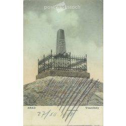   1908 – Arad. A vesztőhely emlékműve. Színezett fotólap, képeslap. (2793455)