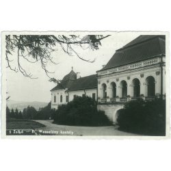   1982 - Zsibó, Wesselényi kastély. Fekete-fehér fotólap, régi képeslap. (2793460)