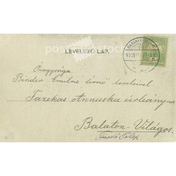 1903 - Leiningen–Westerburg Károly szívét őrző urna és Damjanich János mankója. Fekete-fehér fotólap, régi képeslap. (2793465)