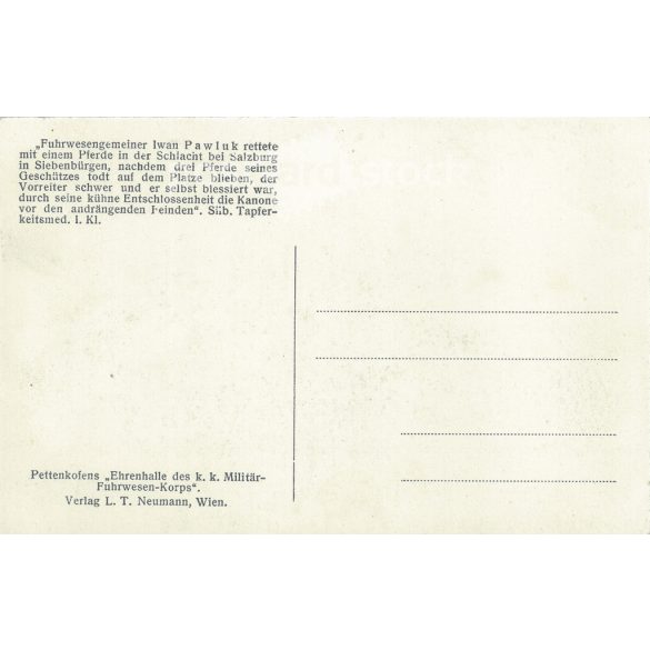 1909 - Kápolnai csata (A. V. Pettenkofen litográfiája), fekete-fehér régi képeslap. (2793473)