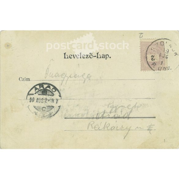 1900 - Szolnok. Honvéd sír. Felirata: 1849. március 5. A szolnoki csatában elesett 119 honvédnek emlékére emelte a kegyelet. 1898. márc. 15. Fekete-fehér fotólap, régi képeslap. (2793483)