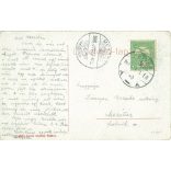 1908 - Hatavan, honvéd szobor. Kossuth tér. Fekete-fehér fotólap, régi képeslap. (2793490)