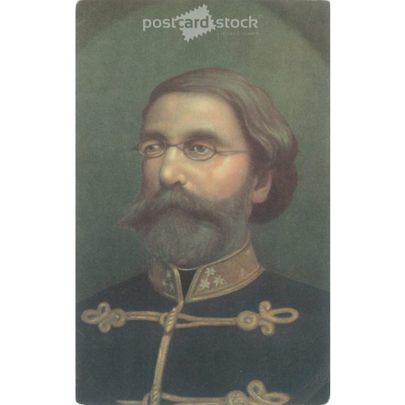 1904 - Felsőszopóri Tóth Ágoston Ráfael honvéd ezredes. Litografált, régi képeslap. (2793497)