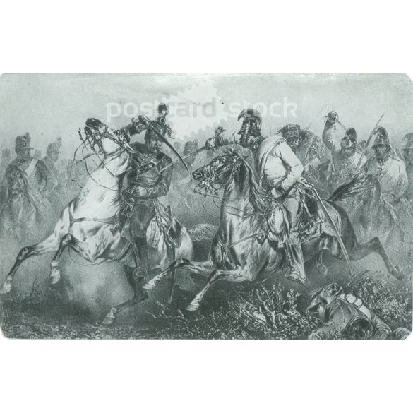 1905 - Ószőnyi csata. Komárom előtt. Régi képeslap. (2793514)