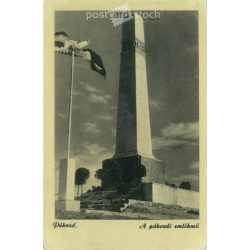   1951 - Pákozd. Honvédemlékmű a Mészeg-hegyen. Fekete-fehér fotólap, régi képeslap. (2793519)