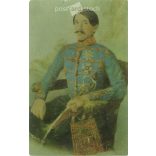 1904 - Kiss Ernő (1799-1849) Ezredes a császári és királyi 2. huszárezredben, a szabadságharc során honvéd altábornagy. Színezett litográfia. Régi képeslap. (2793536)