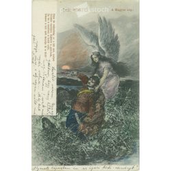  1902 - Petőfi dalai sorozat. A magyar nép, (Pest, 1848. június) Régi képeslap. (2793539)