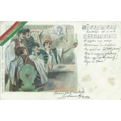   1902 - "Kossuth Lajos azt üzente..." Régi képeslap. (2793548)