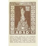 1920-as évek. Vérünkkel szentelt föld. Arad! Egyszínes, litografált, régi képeslap. (2793550)