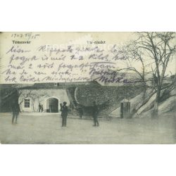   1907 - Temesvár. Vár-részlet. Fekete-fehér fotólap, régi képeslap. (2793579)