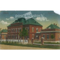   Cca 1900 - Miskolc, Erzsébet kórház. Eredeti régi fotó. Színezett fotólap, régi képeslap. (2793763)