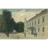 1915 - Trencsénteplicz Fürdő, Attila nyaraló. Eredeti régi fotó. Színezett fotólap, régi képeslap. (2793765)