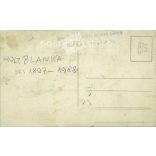 Cca 1919. Holcz Blanka műtermi fotója. A fotó az Aréna fényképészeti és nagyítási műterem munkája, Budapest. Eredeti régi fotó. Fekete-fehér fotólap, régi képeslap. (2793891)